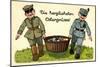 Künstler Frohe Ostern, Soldaten Tragen Ostereierkorb-null-Mounted Giclee Print