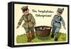 Künstler Frohe Ostern, Soldaten Tragen Ostereierkorb-null-Framed Stretched Canvas