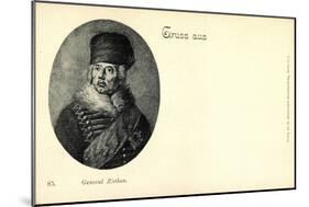 Künstler General Hans Joachim Von Zieten, Preußen-null-Mounted Giclee Print