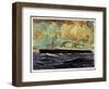 Künstler Graf, G.,Nordd. Lloyd Bremen, Dampfer Bremen-null-Framed Giclee Print