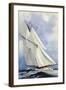 Künstler Haffner, L., Goélette Latine, Segelboot-null-Framed Giclee Print