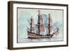 Künstler Haffner, L., Segelschiff, Flûte, Xviie S.-null-Framed Giclee Print