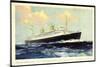 Künstler Hapag, T.S.S. Nieuw Amsterdam, Dampfschiff-null-Mounted Giclee Print