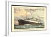 Künstler Hapag, T.S.S. Nieuw Amsterdam, Dampfschiff-null-Framed Giclee Print