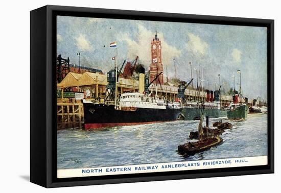 Künstler Kingston Hull, North Eastern Railway Dock-null-Framed Stretched Canvas