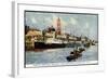 Künstler Kingston Hull, North Eastern Railway Dock-null-Framed Giclee Print