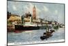 Künstler Kingston Hull, North Eastern Railway Dock-null-Mounted Giclee Print