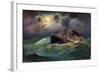 Künstler Ladung Geworfen, Schiff, Sturm, Hohe Wellen-null-Framed Giclee Print