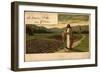 Künstler Litho Mailick, Frohe Ostern, Jesus Am Feldrand-null-Framed Giclee Print