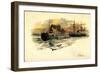 Künstler Litho Nath, F., Eisbrecher Mit Begleitschiff-null-Framed Giclee Print