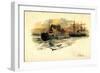 Künstler Litho Nath, F., Eisbrecher Mit Begleitschiff-null-Framed Giclee Print