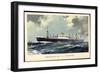 Künstler Mason, Dampfer M.V. Zaandam, Hal-null-Framed Giclee Print