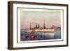 Künstler Messageries Maritimes, Paquebot Tourane-null-Framed Giclee Print