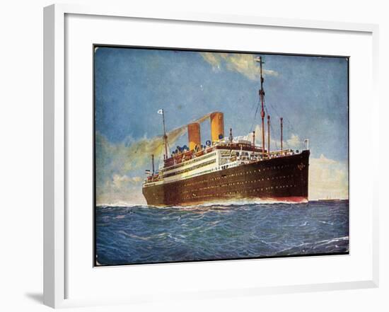 Künstler Norddeutscher Lloyd Bremen, Dampfer Berlin-null-Framed Giclee Print