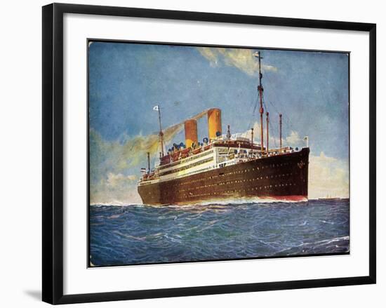 Künstler Norddeutscher Lloyd Bremen, Dampfer Berlin-null-Framed Giclee Print