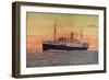 Künstler Norddeutscher Lloyd Bremen, Dampfer Lützow-null-Framed Giclee Print