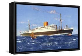 Künstler Norddeutscher Lloyd, Dampfer Scharnhorst-null-Framed Stretched Canvas