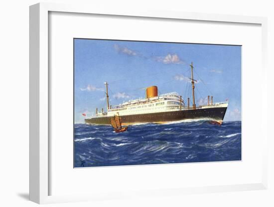 Künstler Norddeutscher Lloyd, Dampfer Scharnhorst-null-Framed Giclee Print