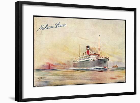 Künstler Oliver, R., Nelson Lines, Steamer-null-Framed Giclee Print