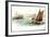 Künstler Pelletier, F., Segelboote, Dampfschiff-null-Framed Giclee Print