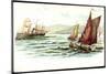 Künstler Pelletier, F., Segelboote, Dampfschiff-null-Mounted Giclee Print