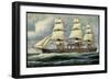 Künstler Rave, C., Segelschiff, Dampfer, Usa-null-Framed Giclee Print