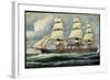 Künstler Rave, C., Segelschiff, Dampfer, Usa-null-Framed Giclee Print