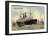 Künstler Red Star Line, S.S. Arabic-null-Framed Giclee Print