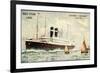 Künstler Red Star Line, Steamer Lapland, Dampfer-null-Framed Giclee Print