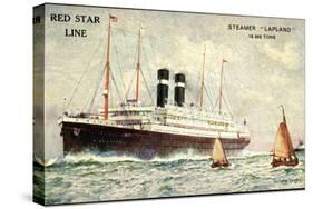 Künstler Red Star Line, Steamer Lapland, Dampfer-null-Stretched Canvas