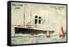 Künstler Red Star Line, Steamer Lapland, Dampfer-null-Framed Stretched Canvas