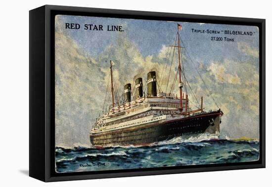 Künstler Red Star Line, Triple Screw Belgenland-null-Framed Stretched Canvas
