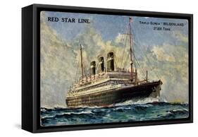 Künstler Red Star Line, Triple Screw Belgenland-null-Framed Stretched Canvas