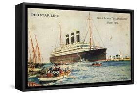 Künstler Red Star Line, Triple Screw Belgenland-null-Framed Stretched Canvas