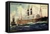 Künstler Red Star Line, Westernland, Steamer, Dampfer-null-Framed Stretched Canvas