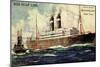 Künstler Red Star Line, Westernland, Steamer, Dampfer-null-Mounted Giclee Print