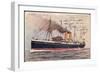 Künstler Russisches Dampfschiff Rossia in Fahrt-null-Framed Giclee Print