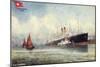 Künstler S.S.Cedric, White Star Line, Dampfer, Tuck-null-Mounted Giclee Print