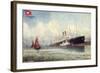 Künstler S.S.Cedric, White Star Line, Dampfer, Tuck-null-Framed Giclee Print