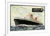 Künstler S.S. United States, United States Lines, Usl-null-Framed Giclee Print