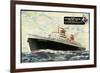 Künstler S.S. United States, United States Lines, Usl-null-Framed Giclee Print