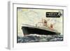 Künstler S.S. United States, United States Lines, Usl-null-Framed Giclee Print