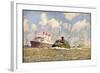 Künstler Schmidt, R., Dampfer Cap Polonio Im Hafen-null-Framed Giclee Print