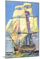 Künstler Sebille, Blick Auf Ein Großes Segelboot-null-Mounted Giclee Print