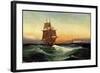 Künstler Segelschiff, 2 Master, Dampfschiff-null-Framed Giclee Print