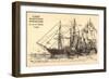 Künstler Segelschiff, Vapeur Et L'Aube, Dampfer,1830-null-Framed Giclee Print