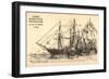 Künstler Segelschiff, Vapeur Et L'Aube, Dampfer,1830-null-Framed Giclee Print