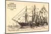 Künstler Segelschiff, Vapeur Et L'Aube, Dampfer,1830-null-Mounted Giclee Print