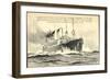 Künstler Stöwer, Dampfschiff George Washington-null-Framed Giclee Print