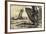 Künstler Stöwer, Ital. Kreuzer Garibaldi, U Boot, 1915-null-Framed Giclee Print